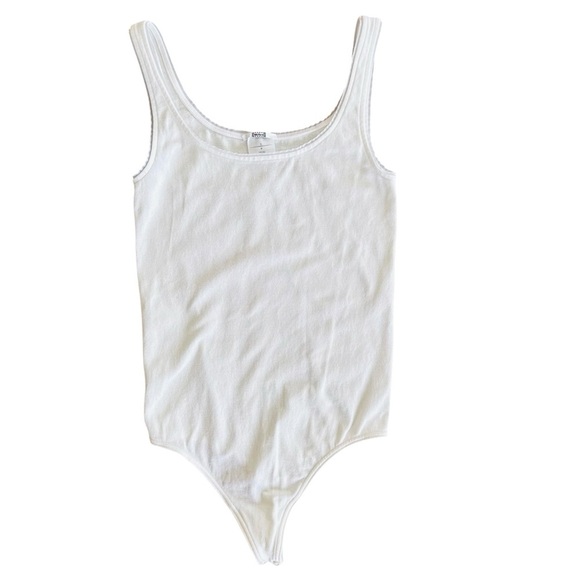 Wolford Jamaika Bodysuit Scoopneck White Size Small - Picture 2 of 8